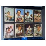 (20) 1953 Bowman Color Baseball Cards