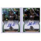 Topps Chrome Dillon Head Autographed Rookie Cards