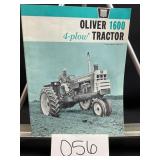 Oliver 16000 4-plow Tractor Brochure