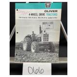 Oliver 4-Wheel Drive Tractor Brochure