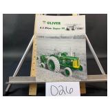 Oliver 4 - 5 Plow Super 99 Tractor