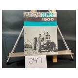 Oliver 1900 4 - Wheel Drive Tractor Single Sheet