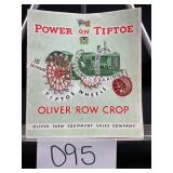 Oliver Row Crop Tractor