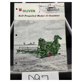 Oliver Self-Propelled Model 33 Combine