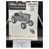 Wheel Horse Raider 9 Model 1-6931