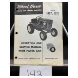 Wheel Horse Models 1077, 1277