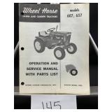 Wheel Horse Models 607, 657