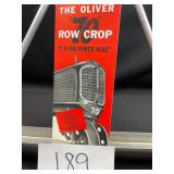 Oliver 70 Row Crop 2 Plow Power Plus