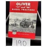 Oliver 77 and 88 Diesel Tractors