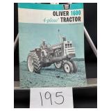 Oliver 1600 4 Plow Tractor