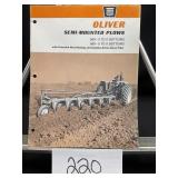 Oliver Semi-Mounted Plows-1965