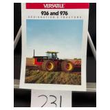 Versatile 936 and 976 Tractors-1987