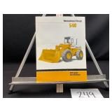 International Hough 540 Pay Loader Specifications