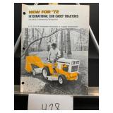 IH Cub Cadet 1972