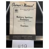 IH Battery Ignition Packages for Tractors