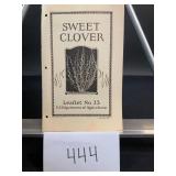 Sweet Clover Leaflet No. 23 1928