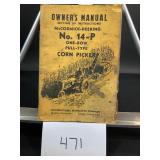 McCormick Deering No. 14-P Corn Picker