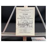 Titan Horizontal Tank Cooled Kerosene Engines