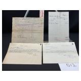 Deering McCormick Harvester Co Paperwork Lot