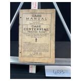Case Centennial Tractor Plow Case Manual