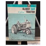 Oliver 1600 4 Plow Tractor