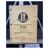 Oliver Shop Service Manual no 0-7