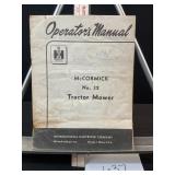 IH McCormick No 32 Tractor Mower