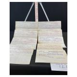 Accounting Paperwork from Late 1800