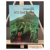 1972 Ford Bronco 4 Wheel Vehicles