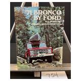 71 Bronco By Ford All purpose 4 Wheel Drive