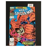 Marvel #47 Web of Spider-Man Face in the Mirror