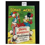 Walt Disney Donald & Mickey Merry Christmas