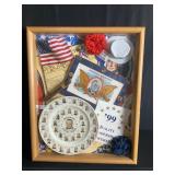Patriotic Memorabilia Display