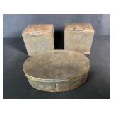 Drew & Sons Tin Containers 1 with Enamel Insert