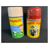 Hopalong Cassidy & Peanuts Thermos