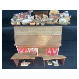 Vintage Wooden Barn & Accessories