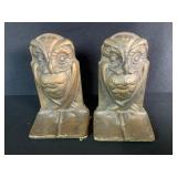 Cast Metal Owl Book Ends