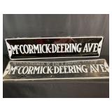 McCormick-Deering Metal Embossed Signs