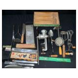 Meat Grinder, Whippet, Carving Knives