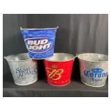 Galvanized Beer Buckets
