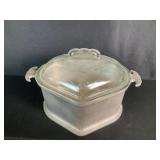 Guardian Ware Triangle Casserole Pan w/glass lid