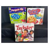 Twister, Guess Who & Penguin Flip Games