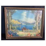 R.Atkinson Fox Framed  Blue Lake
