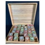 Wooden Blocks with Wooden Case