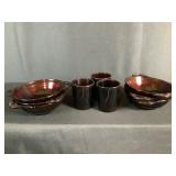 Anchor Hocking Royal Ruby Berry Bowls & Glasses