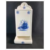 Delft Blue Ceramic Matchstick Holder