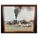 Steam Threshing Scene