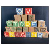 Wooden Vintage Blocks