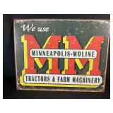 Minneapolis-Moline Metal Sign