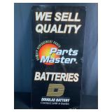 Douglas Battery Metal Sign